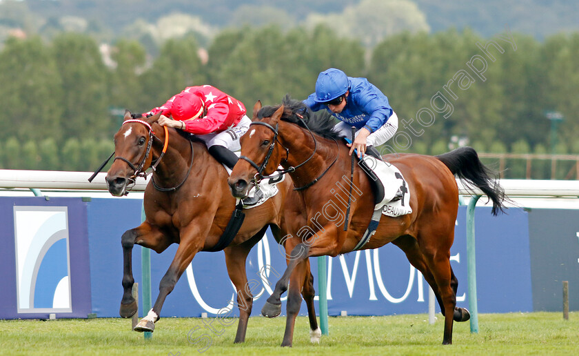 Bold-Act-0002 
 BOLD ACT (right, William Buick) beats WOODCHUCK (left) in The Prix Nureyev
Deauville 13 Aug 2023 - Pic Steven Cargill / Racingfotos.com