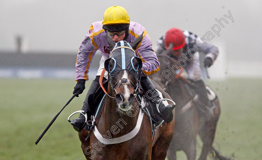 Jenkins-0008 
 JENKINS (James Bowen) wins The Ascot Spring Garden Show Holloway's Handicap Hurdle Ascot 20 Jan 2018 - Pc Steven Cargill / Racingfotos.com