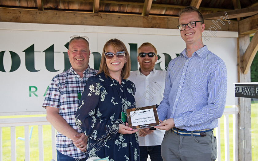 Dance-And-Romance-0010 
 Presentation for The Rhino.bet Proudly Sponsor Josephine Gordon Handicap
Nottingham 19 Jul 2024 - Pic Steven Cargill / Megan Dent / Racingfotos.com