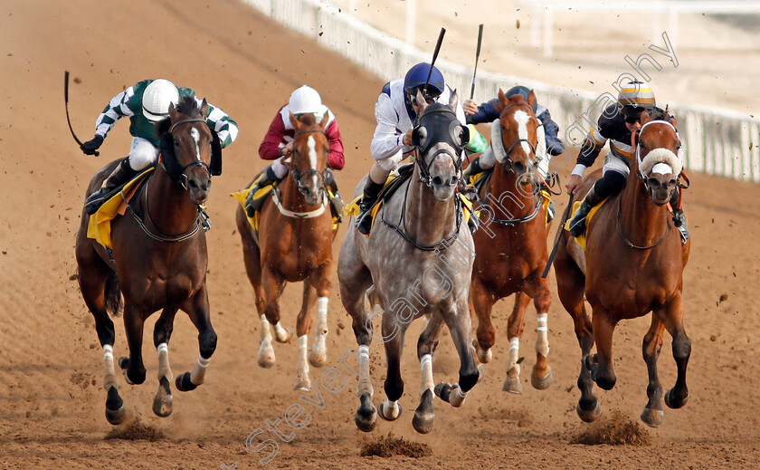 Chiefdom-0003 
 CHIEFDOM (centre, Royston Ffrench) beats SHAMAAL NIBRAS (right) and YULONG WARRIOR (left) in The Jebel Ali Mile
Jebel Ali 24 Jan 2020 - Pic Steven Cargill / Racingfotos.com