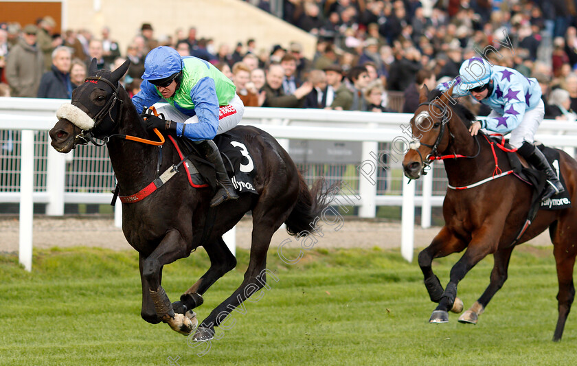 Canardier-0005 
 CANARDIER (Barry Geraghty) wins The Ballymore Novices Hurdle
Cheltenham 26 Oct 2018 - Pic Steven Cargill / Racingfotos.com