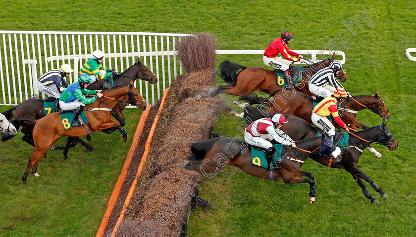 Sir-Jack-Yeats-0004 
 SIR JACK YEATS (nearside, James Bowen) on his way to winning The Download The At The Races App Handicap Chase
Fakenham 16 Oct 2020 - Pic Steven Cargill / Racingfotos.com