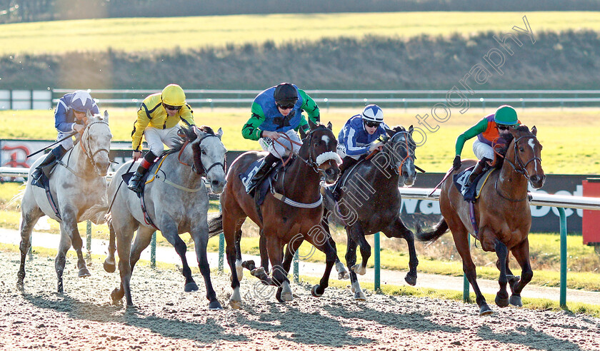 Reeves-0002 
 REEVES (right, Sean Davis) beats POWER LINK (left) and MOHAREB (centre) in The Bombardier Golden Beer Handicap
Lingfield 10 Jan 2020 - Pic Steven Cargill / Racingfotos.com