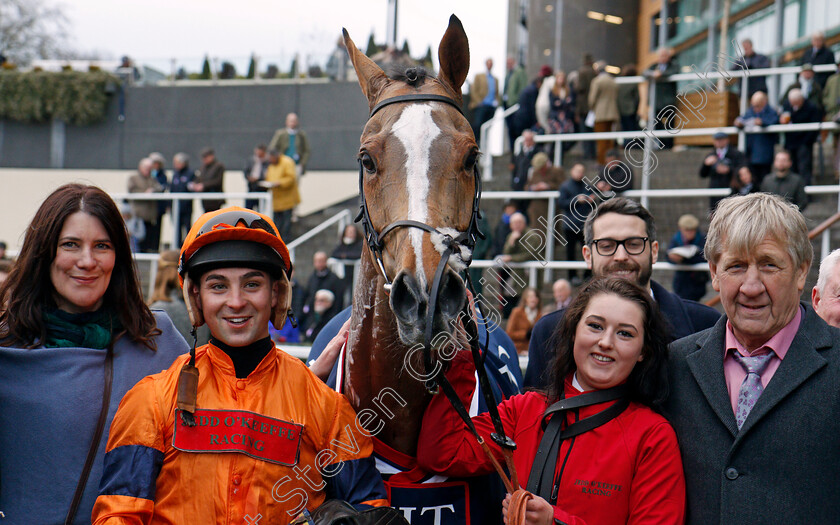 Sam-Spinner-0015 
 SAM SPINNER (Joe Colliver) after The JLT Reve De Sivola Long Walk Hurdle Ascot 23 Dec 2017 - Pic Steven Cargill / Racingfotos.com