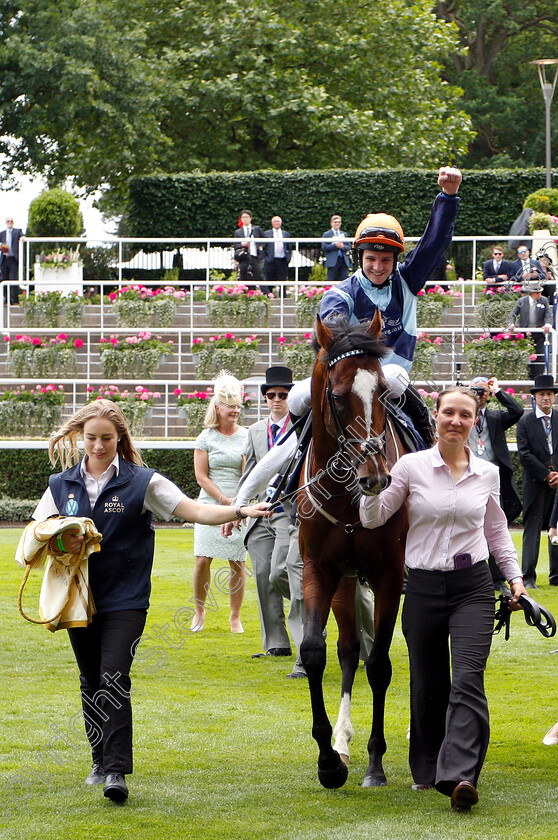 Accidental-Agent-0010 
 ACCIDENTAL AGENT (Charles Bishop) after The Queen Anne Stakes
Royal Ascot 19 Jun 2018 - Pic Steven Cargill / Racingfotos.com