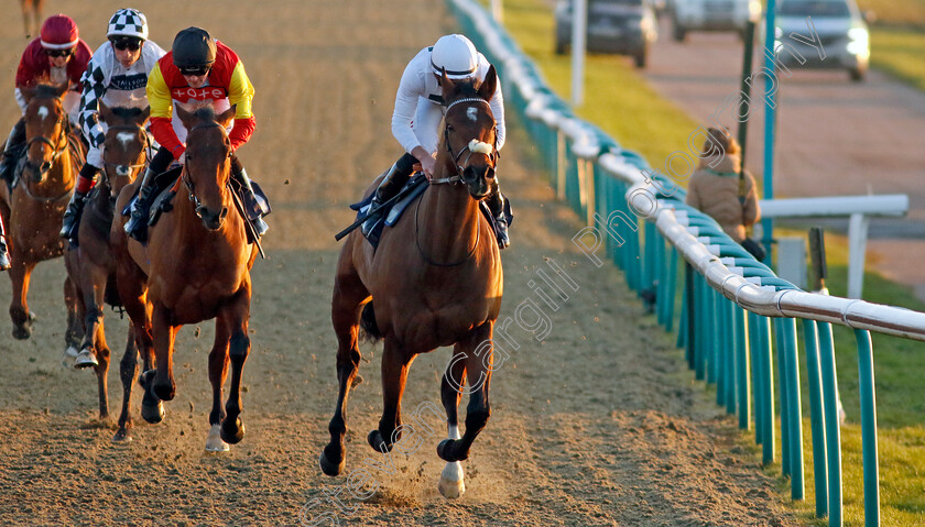 Super-Den-0002 
 SUPER DEN (Tom Marquand) wins The Spreadex Sports £300 Spread Betting Cashback Handicap
Lingfield 21 Jan 2023 - Pic Steven Cargill / Racingfotos.com