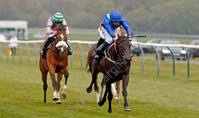 Hochfeld-0003 
 HOCHFELD (Ben Curtis) wins The Visit racingtv.com Handicap
Nottingham 27 Apr 2021 - Pic Steven Cargill / Racingfotos.com