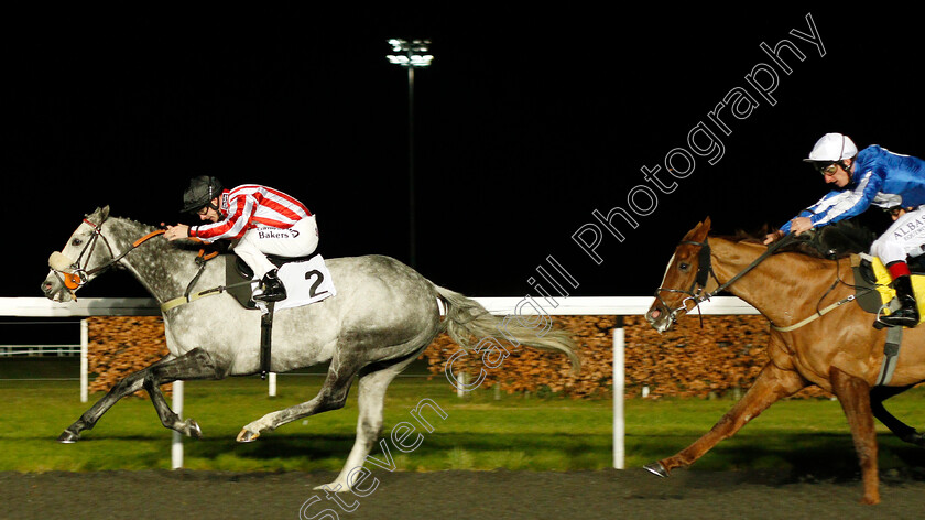 Sunblazer-0002 
 SUNBLAZER (Richard Kingscote) wins The Download The Matchbook App Handicap Kempton 13 Dec 2017 - Pic Steven Cargill / Racingfotos.com