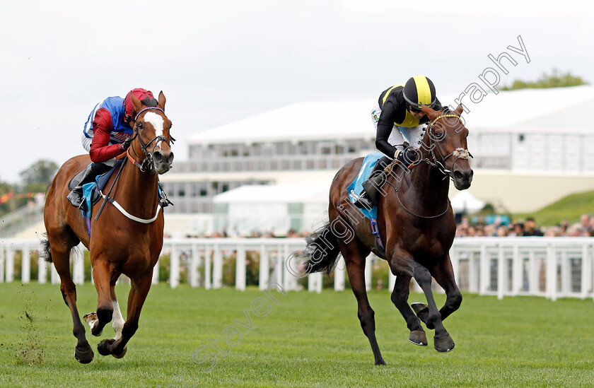 Mount-Atlas-0003 
 MOUNT ATLAS (Hayley Turner) beats INSANITY (left) in The John Guest Racing Handicap
Ascot 26 Jul 2024 - Pic Steven Cargill / Racingfotos.com