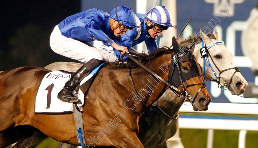 Valiant-Prince-0001 
 VALIANT PRINCE (left, James Doyle) beats ALFAREEQ (right) in The Singspiel Stakes
Meydan, Dubai 3 Feb 2023 - Pic Steven Cargill / Racingfotos.com