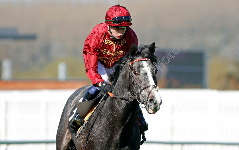 Blazing-Tunder-0001 
 BLAZING TUNDER (Oisin Murphy) Newbury 20 Apr 2018 - Pic Steven Cargill / Racingfotos.com