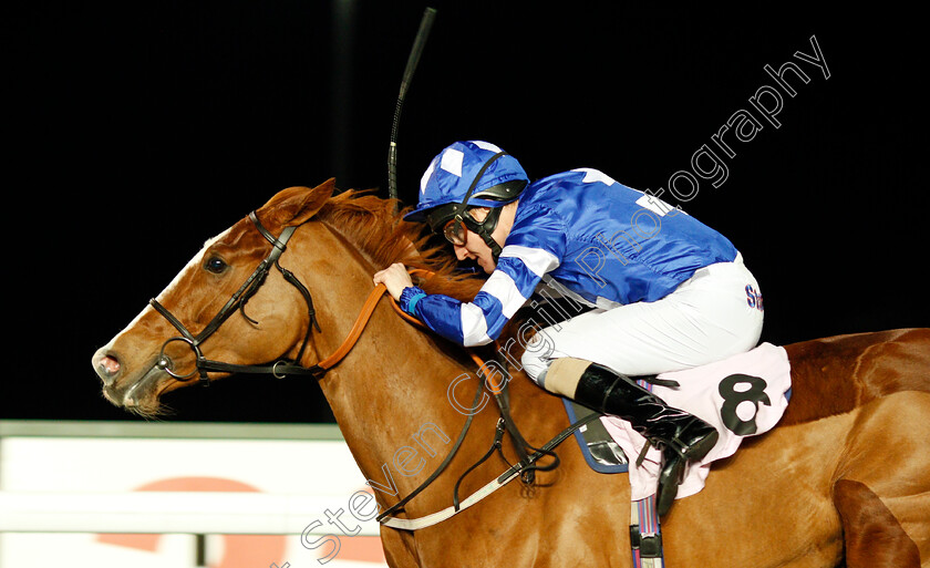 Dance-Teacher-0005 
 DANCE TEACHER (Liam Keniry) wins The ROA/Racing Post Owners Jackpot Handicap Kempton 20 Dec 2017 - Pic Steven Cargill / Racingfotos.com