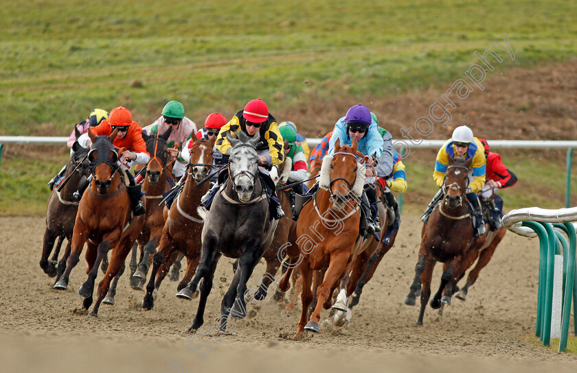 Locommotion-0003 
 LOCOMMOTION (red cap, Luke Morris) beats SOARING SPIRITS (purple cap) in The Play Jackpot Games At sunbets.co.uk/vegas Handicap Lingfield 30 Dec 2017 - Pic Steven Cargill / Racingfotos.com