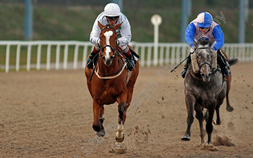 Aventuriere-0003 
 AVENTURIERE (Franny Norton) beats BEAT THE BREEZE (right) in The chelmsfordcityracecourse.com Handicap
Chelmsford 1 Apr 2021 - Pic Steven Cargill / Racingfotos.com