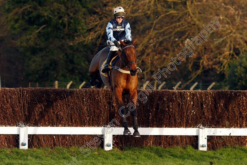 Edwardstone-0003 
 EDWARDSTONE (Tom Cannon)
Sandown 9 Dec 2023 - Pic Steven Cargill / Racingfotos.com