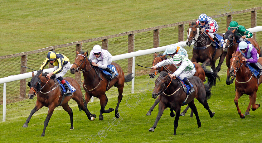 Move-To-The-Front-0001 
 MOVE TO THE FRONT (left, Adam Kirby) beats TINY TEMPEST (2nd left) and SHOVEL IT ON (right) in The Irish Yearling Sales Nursery Salisbury 7 Sep 2017 - Pic Steven Cargill / Racingfotos.com