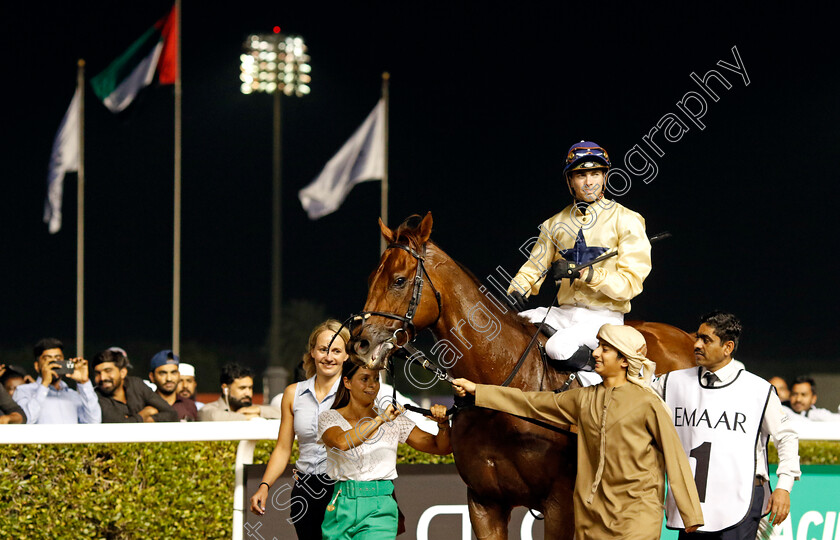 Algiers-0008 
 ALGIERS (James Doyle) winner of The Al Maktoum Challenge (Round 2)
Meydan, Dubai 3 Feb 2023 - Pic Steven Cargill / Racingfotos.com