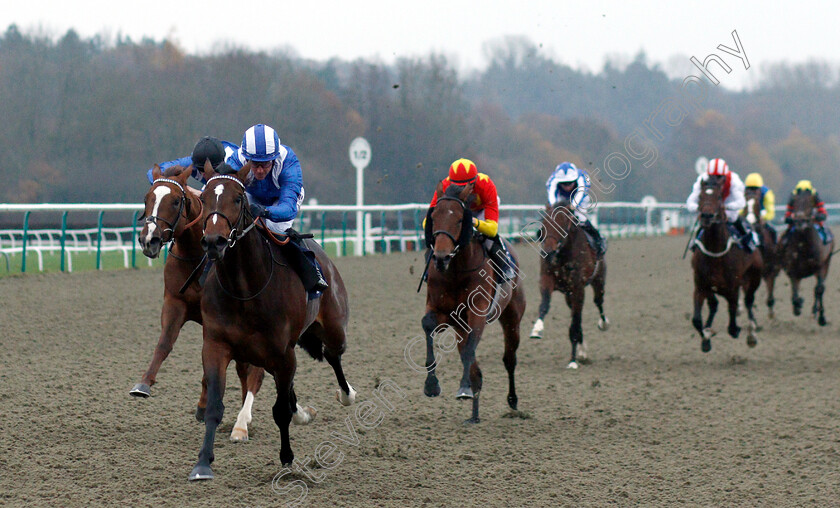 Dawaam-0006 
 DAWAAM (Jim Crowley) wins The Ladbrokes Bet £5 Get £20 EBF Novice Stakes
Lingfield 20 Nov 2018 - Pic Steven Cargill / Racingfotos.com