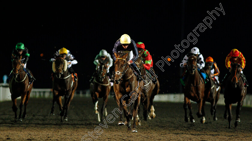 Ply-0004 
 PLY (Kieran Shoemark) wins The 100% Profit Boost At 32Redsport.com Handicap Kempton 4 Oct 2017 - Pic Steven Cargill / Racingfotos.com