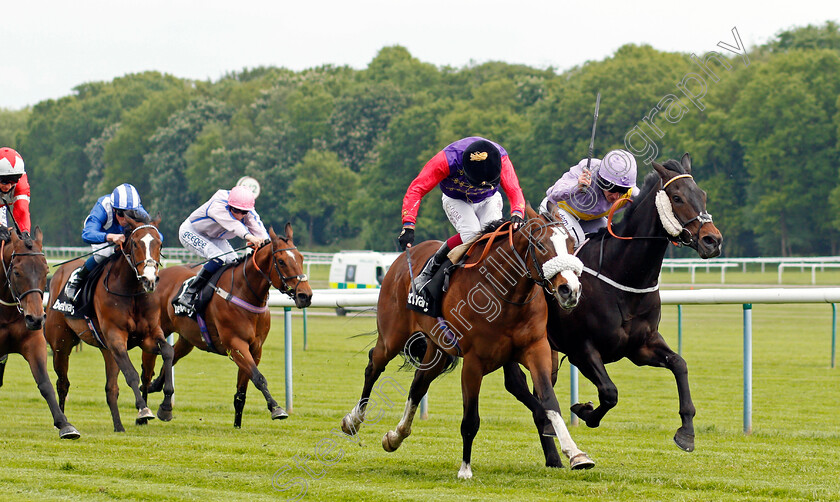 King s-Lynn-0004 
 KING'S LYNN (2nd right, Oisin Murphy) beats MOSS GILL (right) in The Betway Achilles Stakes
Haydock 29 May 2021 - Pic Steven Cargill / Racingfotos.com