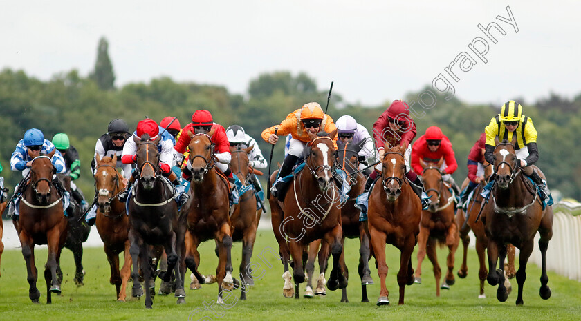 Streets-Of-Gold-0001 
 STREETS OF GOLD (Charles Bishop) wins The Sky Bet Nursery
York 17 Aug 2022 - Pic Steven Cargill / Racingfotos.com