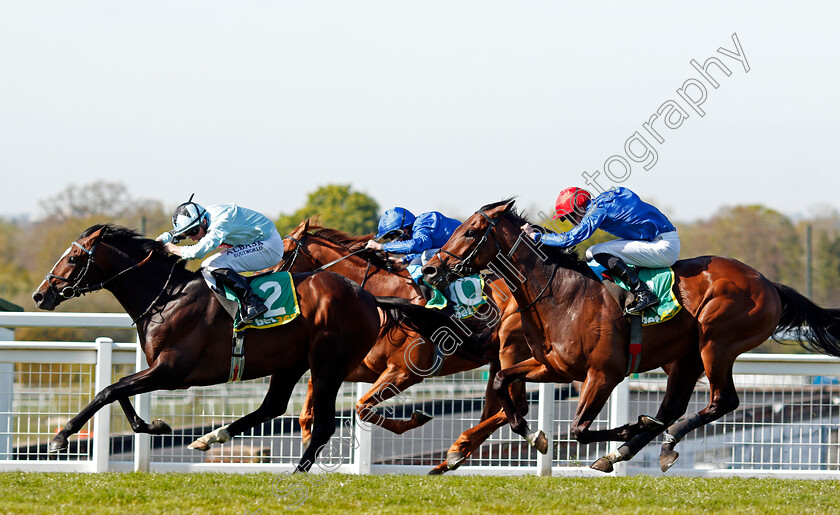 Alenquer-0008 
 ALENQUER (Tom Marquand) beats ADAYAR (right) in The bet365 Classic Trial 
Sandown 23 Apr 2021 - Pic Steven Cargill / Racingfotos.com