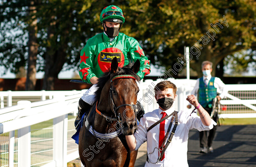 Ocean-Wind-0009 
 OCEAN WIND (Jack Mitchell) after The Close Brothers Cesarewitch Trial Handicap
Newmarket 19 Sep 2020 - Pic Steven Cargill / Racingfotos.com