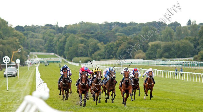 Bedford-Flyer-0001 
 BEDFORD FLYER (left, Lewis Edmunds) beats SILENT QUEEN (right) in The Betway Casino Nursery
Lingfield 2 Sep 2020 - Pic Steven Cargill / Racingfotos.com