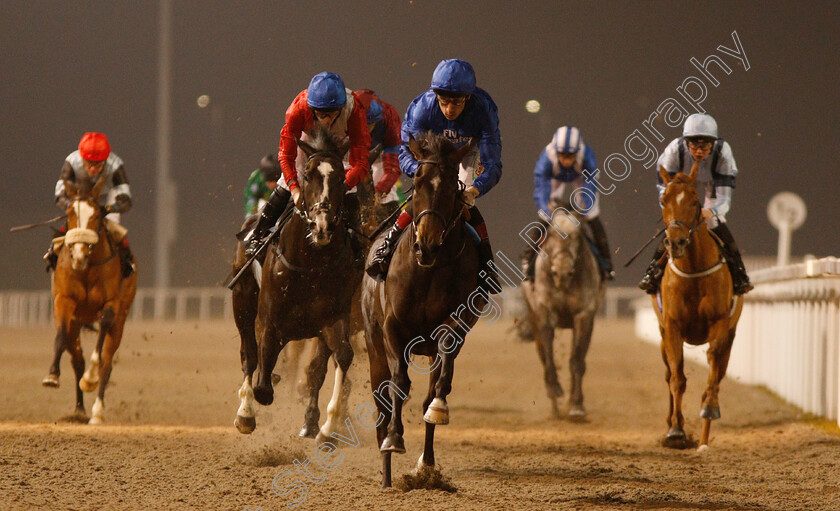 Kinver-Edge-0004 
 KINVER EGDE (Shane Kelly) wins The Bet toteswinger At totesport.com Novice Stakes
Chelmsford 21 Feb 2019 - Pic Steven Cargill / Racingfotos.com