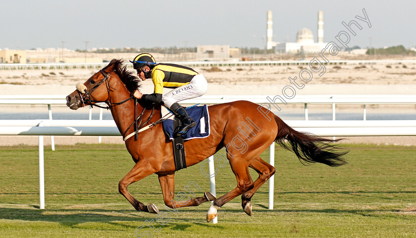 Al-Tariq-0005 
 AL TARIQ (Adrie de Vries) wins The Batelco Cup
Rashid Equestrian & Horseracing Club, Bahrain, 20 Nov 2020 - Pic Steven Cargill / Racingfotos.com