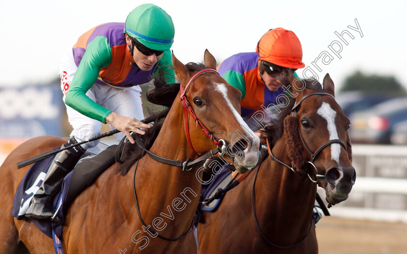 Hart-Stopper-0005 
 HART STOPPER (left, Jamie Spencer) beats RAUCOUS (right) in The Diomed Developments Optional Claiming Handicap
Yarmouth 18 Jul 2018 - Pic Steven Cargill / Racingfotos.com