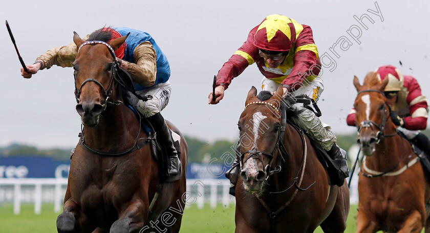 Diego-Ventura-0002 
 DIEGO VENTURA (left, James Doyle) beats SPIRIT OF FARHH (right) in The Juddmonte British EBF Restricted Novice Stakes
Ascot 6 Sep 2024 - Pic Steven Cargill / Racingfotos.com