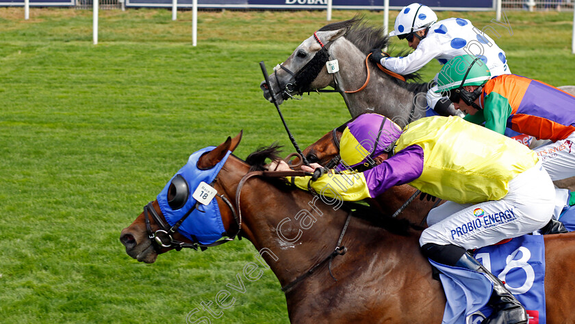 Bergerac-0004 
 BERGERAC (nearside, Tom Eaves) beats KING OF STARS (farside) in The Sky Bet & Symphony Group Handicap
York 17 Aug 2022 - Pic Steven Cargill / Racingfotos.com