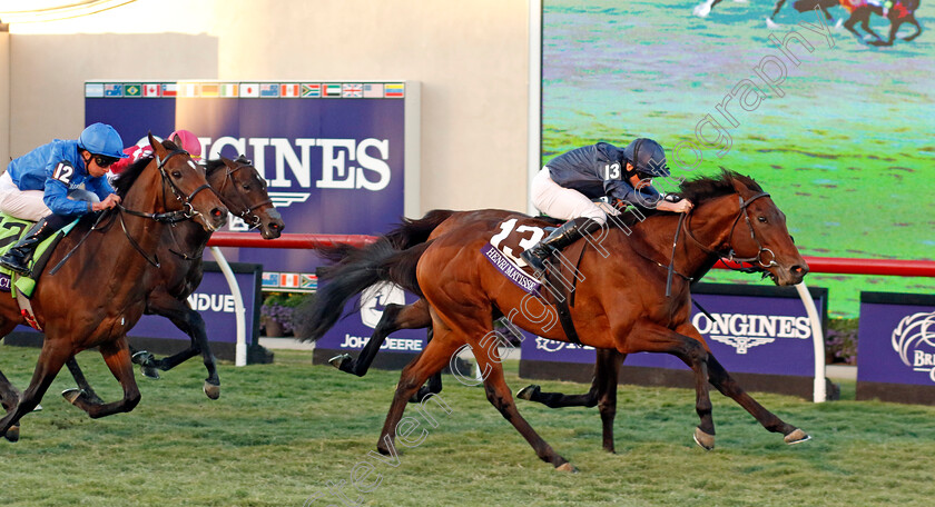 Henri-Matisse-0002 
 HENRI MATISSE (Ryan Moore) wins the Breeders' Cup Juvenile Turf
Del Mar USA 1 Nov 2024 - Pic Steven Cargill / Racingfotos.com