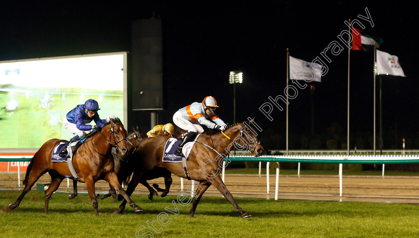 Coachello-0006 
 COACHELLO (Pat Dobbs) wins The Dubai Sprint
Meydan 27 Jan 2023 - Pic Steven Cargill / Racingfotos.com