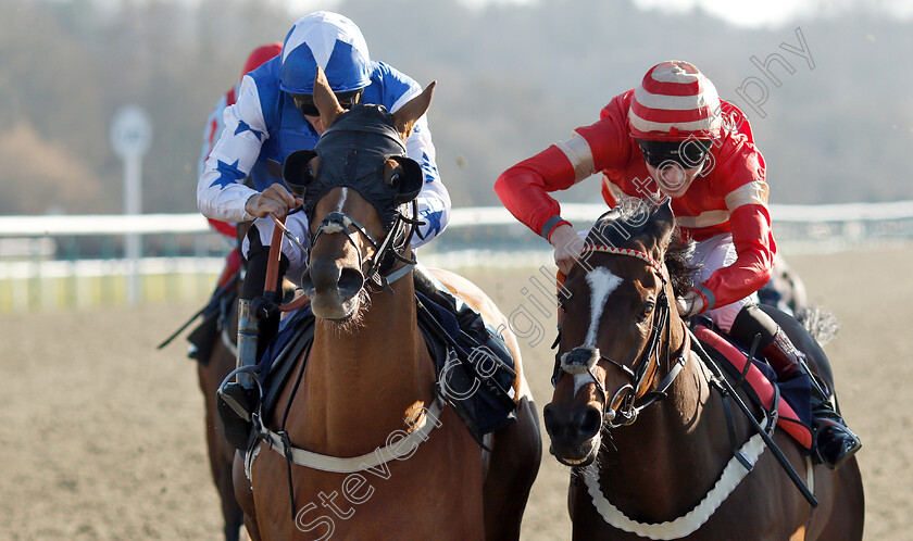 Exceeding-Power-0010 
 EXCEEDING POWER (right) beats PETITE JACK (left) in The Betway Casino Handicap
Lingfield 23 Feb 2019 - Pic Steven Cargill / Racingfotos.com