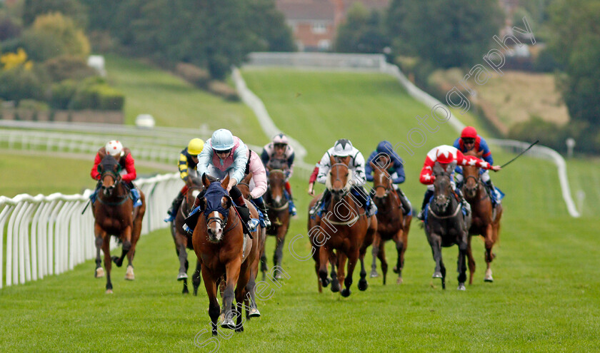 Hurry-Up-Hedley-0002 
 HURRY UP HEDLEY (Adam Farragher) wins The Every Race Live On Racing TV Nursery
Leicester 12 Oct 2021 - Pic Steven Cargill / Racingfotos.com