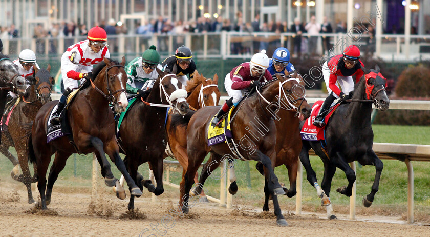 Tight-Ten-and-co-0001 
 L to R; COMPLEXITY (Jose Ortiz) WELL DEFINED (Mike Smith) TIGHT TEN (Ricardo Santana) and DUELING (Manuel Franco)
Churchill Downs 2 Nov 2018 - Pic Steven Cargill / Racingfotos.com