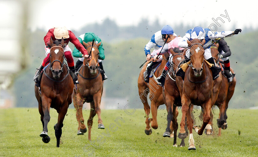 Muchly-0001 
 MUCHLY (left, Frankie Dettori) beats QUEEN POWER (right) in The Naas Racecourse Royal Ascot Trials Day British EBF Fillies Stakes
Ascot 1 May 2019 - Pic Steven Cargill / Racingfotos.com