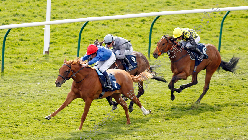 Mountain-Breeze-0007 
 MOUNTAIN BREEZE (William Buick) wins The Tattersalls EBF Fillies Novice Stakes
Newmarket 5 May 2024 - Pic Steven Cargill / Racingfotos.com