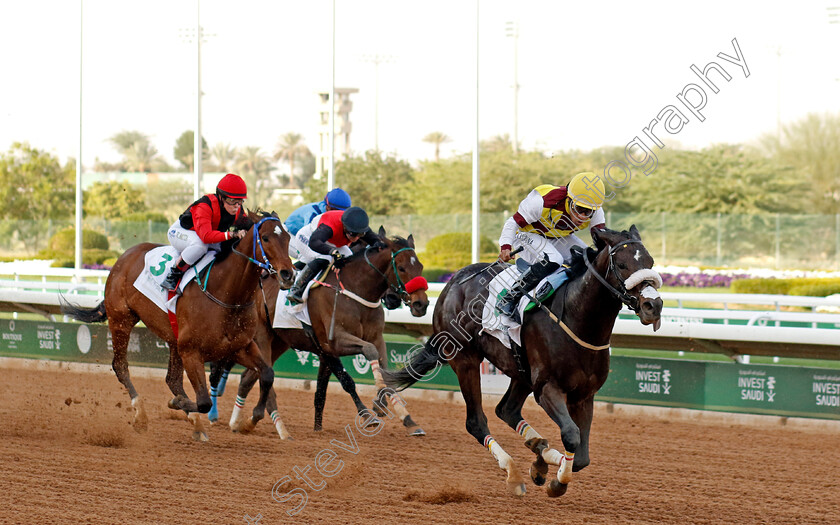 Altawhidi-0003 
 ALTAWHIDI (Camillo Ospina) wins The International Jockeys Challenge R1
King Abdulaziz Racecourse, Saudi Arabia, 23 Feb 2024 - Pic Steven Cargill / Racingfotos.com