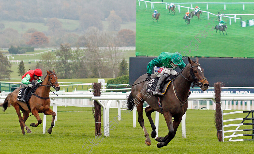 Wholestone-0001 
 WHOLESTONE (Daryl Jacob) wins The mallardjewellers.com Novices Chase
Cheltenham 16 Nov 2019 - Pic Steven Cargill / Racingfotos.com