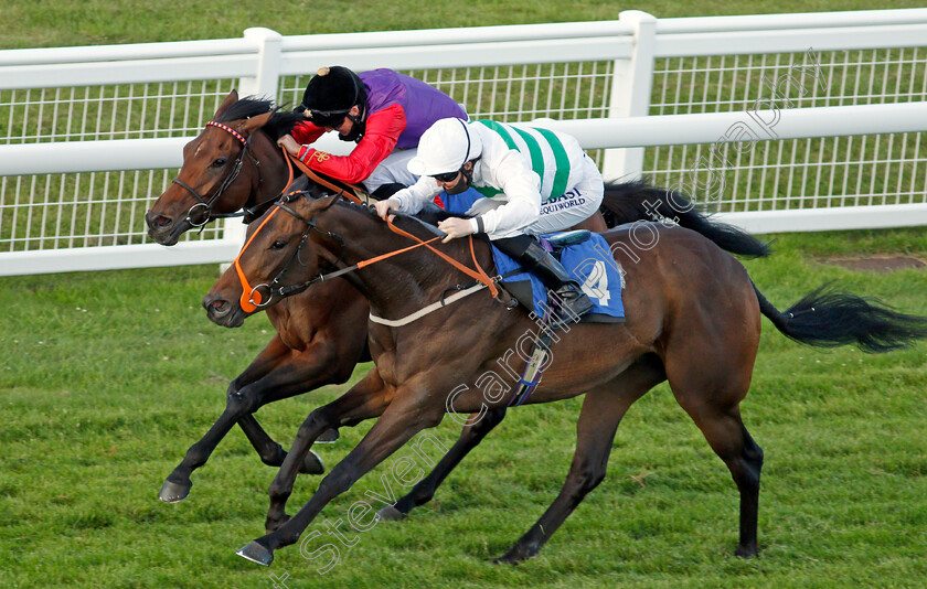 Award-Scheme-0003 
 AWARD SCHEME (farside, Martin Harley) beats ARRIVISTE (nearside) in The British EBF Fillies Handicap
Salisbury 11 Jul 2020 - Pic Steven Cargill / Racingfotos.com