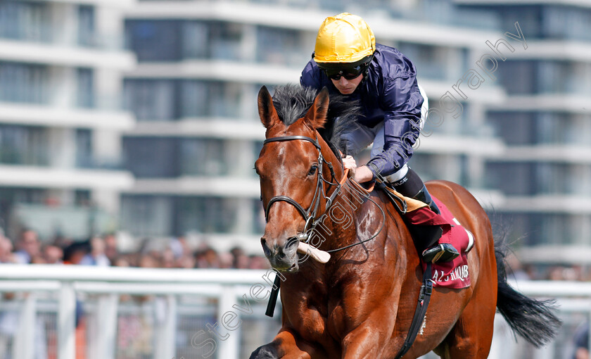 Crystal-Ocean-0005 
 CRYSTAL OCEAN (Ryan Moore) wins The Al Rayyan Stakes Newbury 19 May 2018 - PIc Steven Cargill / Racingfotos.com