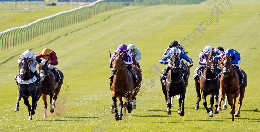 Saxon-Warrior-0005 
 SAXON WARRIOR (centre, Donnacha O'Brien) beats TIP TWO WIN (left) and MASAR (right) in The Qipco 2000 Guineas Newmarket 5 May 2018 - Pic Steven Cargill / Racingfotos.com