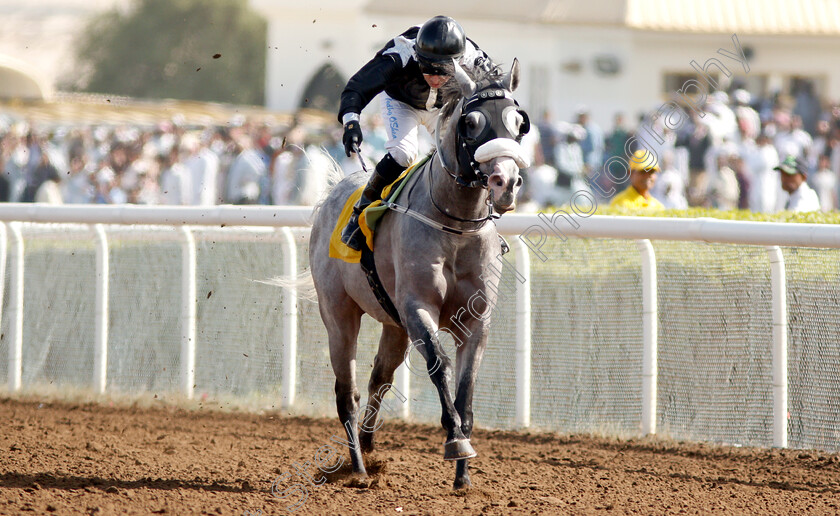 Af-Al-Jahed-0002 
 AF AL JAHED (Tadhg O'Shea) wins The Al Sahel Contracting Company LLC Arabian Race
Jebel Ali 11 Jan 2019 - Pic Steven Cargill / Racingfotos.com