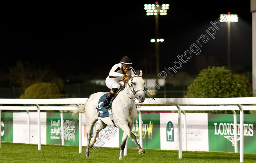 Asfan-Al-Khalediah-0003 
 ASFAN AL KHALEDIAH (Abdullah Alawfi) wins The Al Mneefah Cup
King Abdulaziz Racecourse, Kingdom of Saudi Arabia, 24 Feb 2023 - Pic Steven Cargill / Racingfotos.com