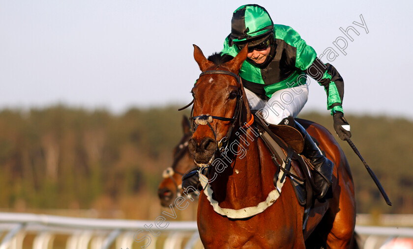 Monty s-Award-0009 
 MONTY'S AWARD (Page Fuller) wins The Mansionbet Faller Insurance Handicap Chase 
Market Rasen 19 Apr 2021 - Pic Steven Cargill / Racingfotos.com