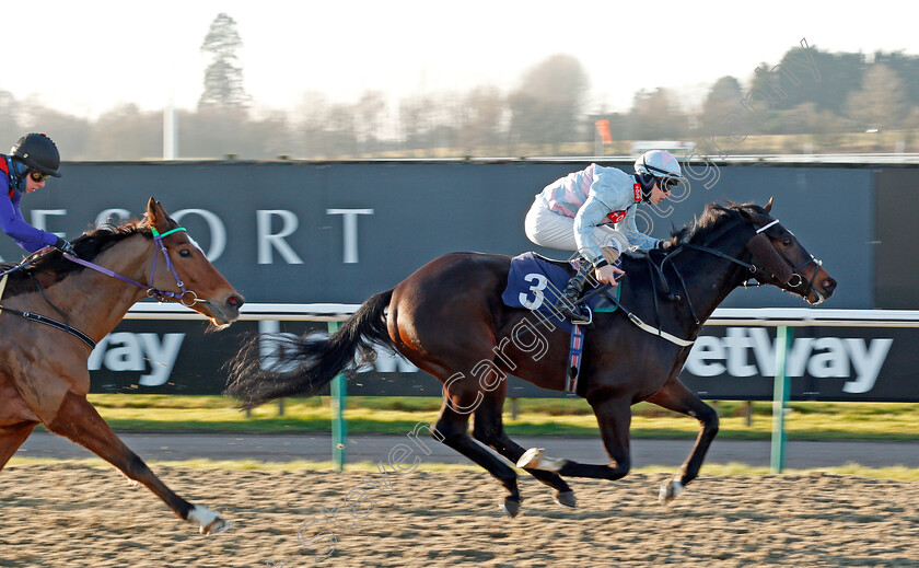 Cardano-0003 
 CARDANO (Richard Kingscote) wins The Betway Handicap
Lingfield 9 Jan 2021 - Pic Steven Cargill / Racingfotos.com