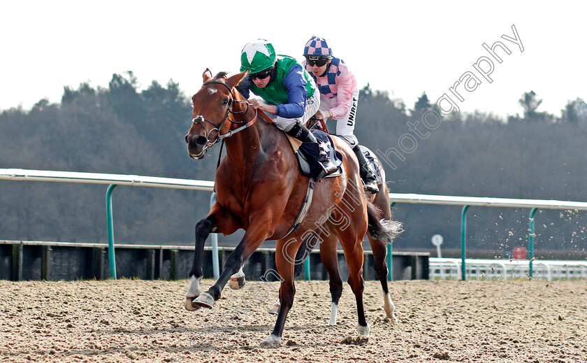 Glentaneous-0002 
 GLENTANEOUS (Ryan Moore) wins The Play Ladbrokes 5-A-Side On Football Novice Stakes
Lingfield 27 Feb 2021 - Pic Steven Cargill / Racingfotos.com